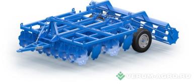 Бороны - ЯРОСЛАВИЧ ДА-3х4П Агрегат дисковый полуприцепной 