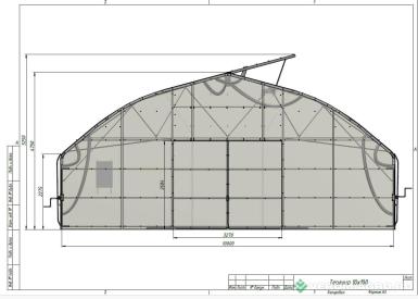 Теплицы - ИП МОСКВИТИН П.С. Теплица ПЛ 10м х 100м 