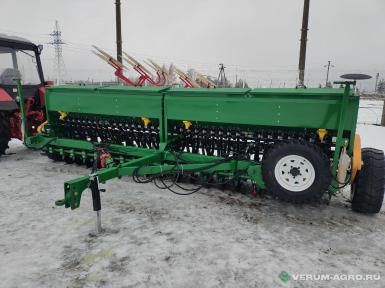 Сеялки - BAODING сеялка зернобобовая дисковая механическая СЗ 5,4Д, прикатка, транспортное устройство