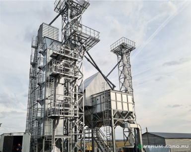 Зерносушильное оборудование - ЗАВОД ВОРОНЕЖ АГРОМАШ Зерносушилка модульная жалюзийная  FLATUM 6-12