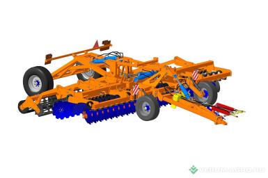 Бороны - БЕЛАГРОМАШ ДМ-6х2М Дисковый мульчировщик