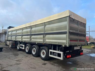 Полуприцепы - КС ДОН 851951 ЗЕРНОВОЗ ЧЕТЫРЕХОСНЫЙ БОРТОВОЙ оси SAF