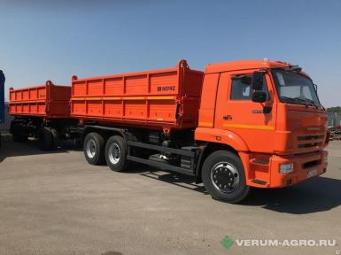 Грузовой автотранспорт - КАМАЗ 45143 и прицеп НЕФАЗ 8560 