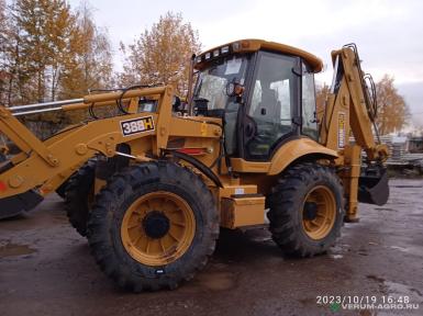 Колесные тракторы - JCB SHANMON 388H Равноколесный экскаватор-погрузчик (джойстики)