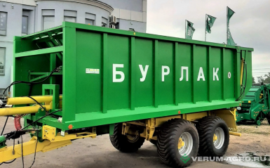 Прицепы для с/х техники - МОРДОВАГРОМАШ Полуприцеп тракторный ПТ-18  с разбрасывателем  органических удобрений РОУ