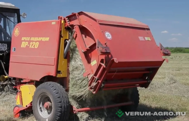 Пресс-подборщики - БЕЖЕЦКСЕЛЬМАШ ПР-120, пресс-подборщик рулонный