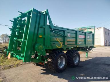 Разбрасыватели удобрений - БОБРУЙСКАГРОМАШ МТУ-18 Машина для внесения твердых органических удобрений