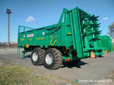 Разбрасыватели удобрений - БОБРУЙСКАГРОМАШ МТУ-18 Машина для внесения твердых органических удобрений
