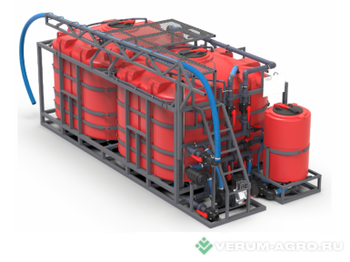 Прочее - АГРОПРОМПЛАСТ Растворный узел 5500х2КМ400 