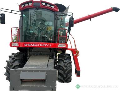 Зерноуборочные комбайны - SHENGCHUNYU 4YZL-6S(G4) с жаткой для сои