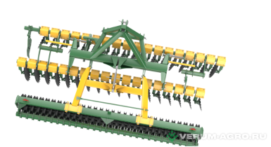 Прочее - ЗАВОД ИМЕНИ МЕДВЕДЕВА Навесной Дисковый Культиватор АДК-4.5 