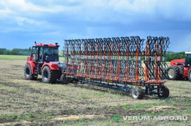 Бороны - АЛЗАМ БЗП-22-01 Борона зубовая двухрядная 22 метра