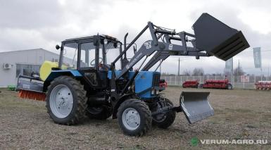 Навесные погрузчики - САЛЬСКСЕЛЬМАШ ПКУ-0,8 погрузчик к тракторам МТЗ-82