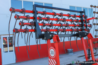 Бороны - ВИЛЛОК ФАРМ Борона тяжелая пружинная Соломмастер-21  (+ сменные секции: 8 рядов, зуб 10 мм)