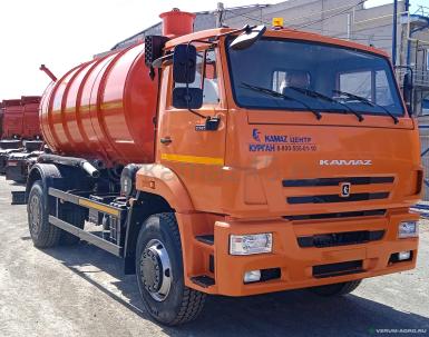 Специальные автомобили - КАМАЗ 53605-4950-56, 4х2, Вакуумная (ассенизационная) машина КО-529-14, Вместимость цистерны, м3: 11