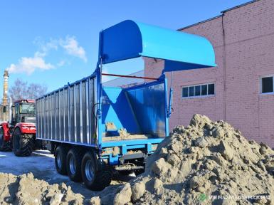 Прицепы для с/х техники - ЯРОСЛАВИЧ ПСП-20 с разбрасывателем органических удобрений