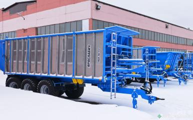 Прицепы для с/х техники - ЯРОСЛАВИЧ ПСП-20 с разбрасывателем органических удобрений