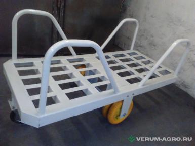 Оборудование для мясопереработки - ПОЛИПРОМ ТЕЛЕЖКА ГРУЗОВАЯ «ТГ-800М» (КРАШ.) 