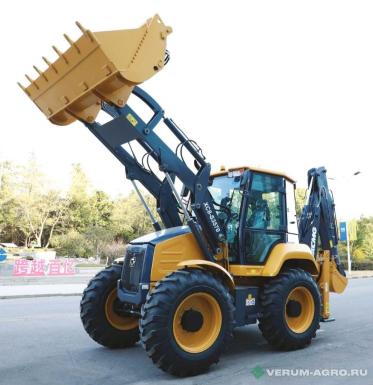 Экскаваторы - XCMG XC8-S3570 Экскаватор-погрузчик равноколесный