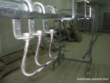 Оборудование для мясопереработки - ПОЛИПРОМ ПОДВЕСНОЙ ПУТЬ С КРОНШТЕЙНАМИ (ТРУБЧАТЫЙ) 