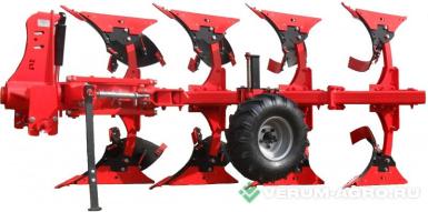 Плуги и глубокорыхлители - EURO-MASZ Плуг оборотный PO 5 с болтовой защитой 