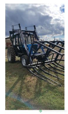 Навесные погрузчики - САЛЬСКСЕЛЬМАШ Стогометатель СНУ-550-0 в комплекте с грабельной решеткой с крепежом СНУ