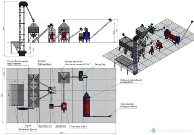 Прочее - AGRO-INGINIRING Линия Экструдирования Кормов Es-Agro FoodPET- 500 Es-Agro FoodPET- 500