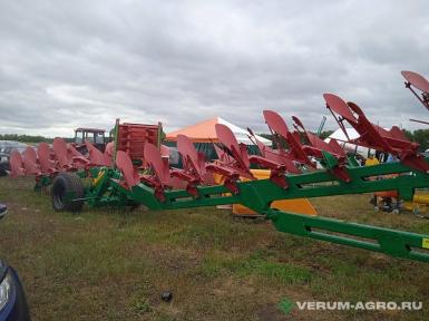 Плуги и глубокорыхлители - МРЗ ППРО 12-01, (10+1+1) со сплошным винтовым отвалом, плуг прицепной оборотный