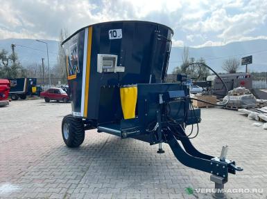 Кормораздатчики-смесители - NEWMIX VR10   вертикальный 10 кубовый миксер с весами