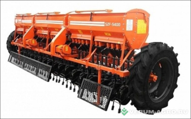 Сеялки - АГРО ГРУПП ВЕСТ СЗВ 5.400-06Т –травяная приставка  Редуктор, увеличенный бункер-1,6т.,прикатка