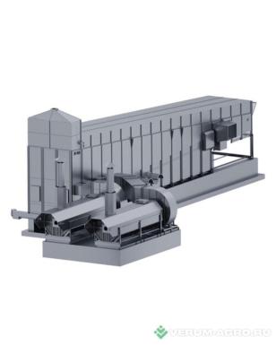 Зерносушильное оборудование - RIR К-49 ТО Конвейерная зерносушилка с теплообменником дизель