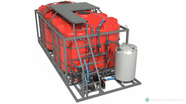 Прочее - АГРОПРОМПЛАСТ Растворный узел 6500х2КН450