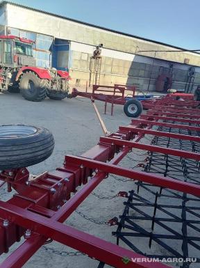 Бороны - АГРОМАШ34 Сцепка бороновальная гидрофицированная зубовая БГЗ 