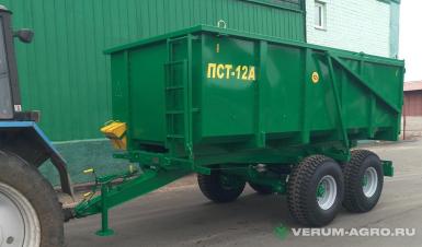 Полуприцепы - БОБРУЙСКАГРОМАШ Полуприцеп тракторный  ПСТ-12А на рессорах
