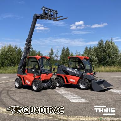 Телескопические погрузчики - QUADTRAC TH415