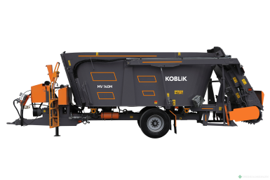 Кормораздатчики-смесители - KOBLiK Смеситель-раздатчик кормов MV 140М с фрезерным погрузчиком