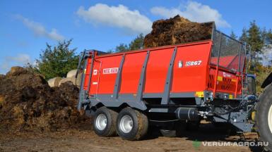 Разбрасыватели удобрений - METAL-FACH N-267 Разбрасыватель органических удобрений HORNET