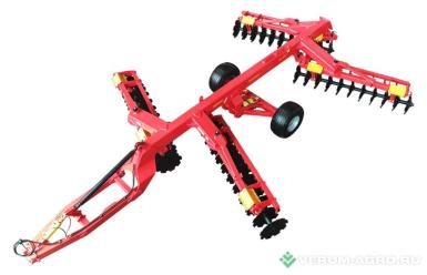 Бороны - БДТ-АГРО Борона батарейная дисковая БДТС-6,3 тяжелая двухрядная прицепная складная ДЕМЕТРА® 