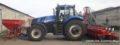 Культиваторы - KVERNELAND Kultistrip Культиватор 6м. + Бункер фронтальный DFC-2 1650л