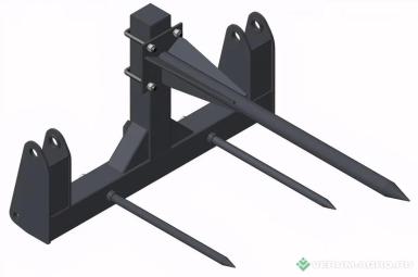 Дополнительное оборудование - САЛЬСКСЕЛЬМАШ Вилы с 3-мя иглами для рулонов, биг-бэгов TURS-2000-10