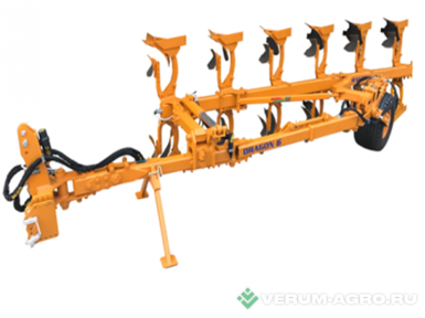 Плуги и глубокорыхлители - MORO ARATRI Плуг полунавесной оборотный Dragon 5+1 AS S35 CA7 In furrow