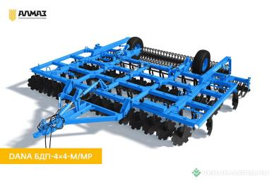 Бороны - ТД АЛМАЗ DANA БДП-6х4 с катком комбинированным