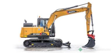 Экскаваторы - SANY SY135C Гусеничный экскаватор