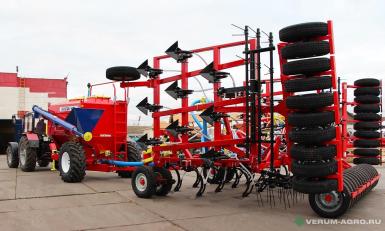 Сеялки - ПК-АГРОМАСТЕР посевной комплекс Agrator -8500, стрельчатая лапа привод вентилятора гидромотор, шнек