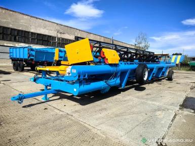 Жатки и оборудование для комбайнов - КАЛАЧИНСКИЙ МЗ ЖАТКА ВАЛКОВАЯ ПРИЦЕПНАЯ ЖВП-9,1 