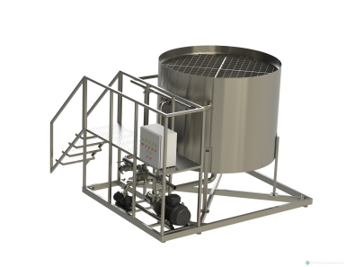 Растворные узлы - АЗОТ ИНДУСТРИЯ КАСМастер Лайт Ручное управление