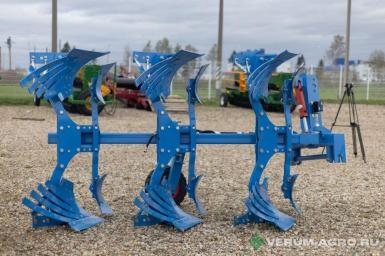 Плуги и глубокорыхлители - YUCHENG TIANMING MACHINERY  ПНО 3-30, с перьевым отвалом,  плуг навесной оборотный