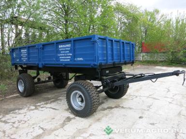 Прицепы для с/х техники - ЕСХТ 2ПТС-6,5 Тормоза на две оси, шины КФ-105