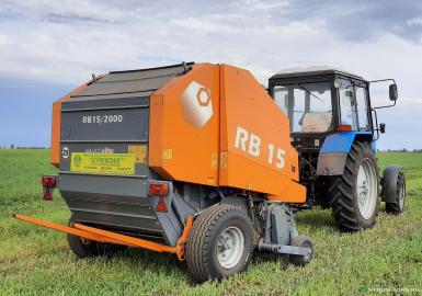 Пресс-подборщики - НАВИГАТОР RB15/2000NW Пресс-подборщик Камера1,5*1,2м. Ширина захвата-2,0м.  Шпагат/сетка