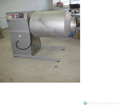 Оборудование для мясопереработки - ПОЛИПРОМ МЯСОМАССАЖЕР ВАКУУМНЫЙ «МВУ-100.1» (НЕРЖ.) 